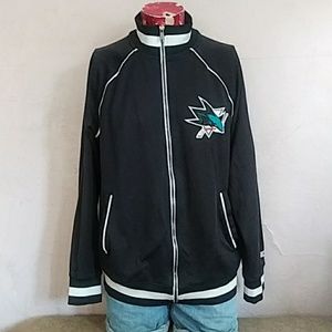San Jose Sharks Zip Up Sweater